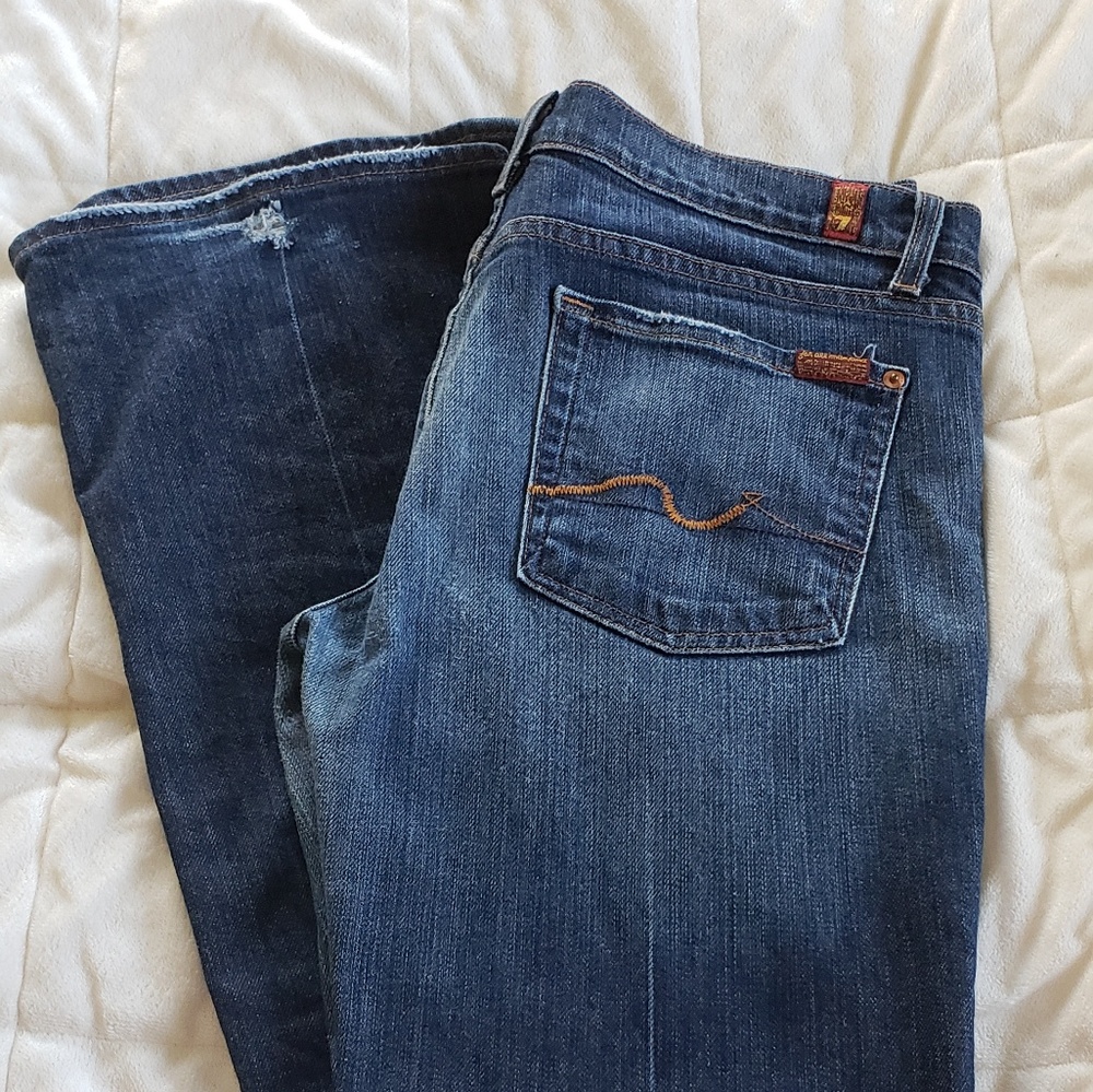 7 for all mankind flare jeans